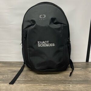 OGIO Black Laptop Backpack – Exact Sciences Logo – Water Resistant